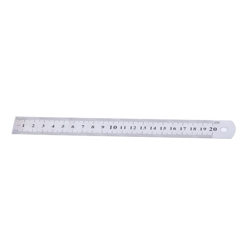 Narzędzie do Modelarstwa Linijka Dwustronna Stal Nierdzewna - 15cm, 20cm, 30cm - Precyzyjne Narzędzie do Znakowania