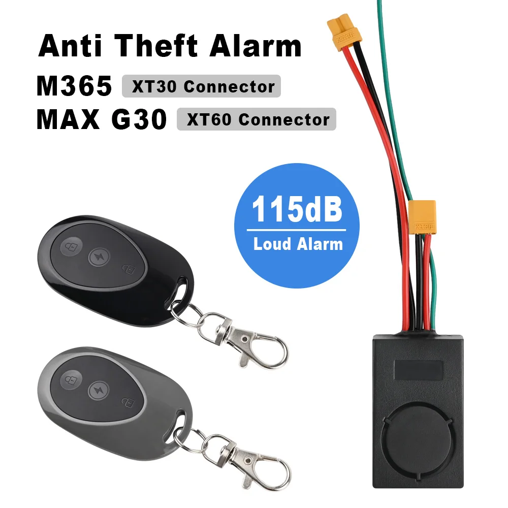 Smart Anti Diefstal Alarm Elektrische Scooter Draadloze Anti-Diefstal Alarm Met Afstandsbediening Voor Ninebot Max G30 G30d Voor Xiaomi M365 Pro 1S