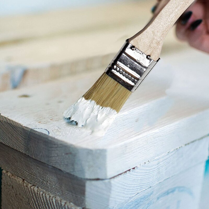 24 Pack of 1.5 Inch (35mm) Paint Brushes and Chip Paint Brushes for Paint Stains Varnishes Glues and Gesso