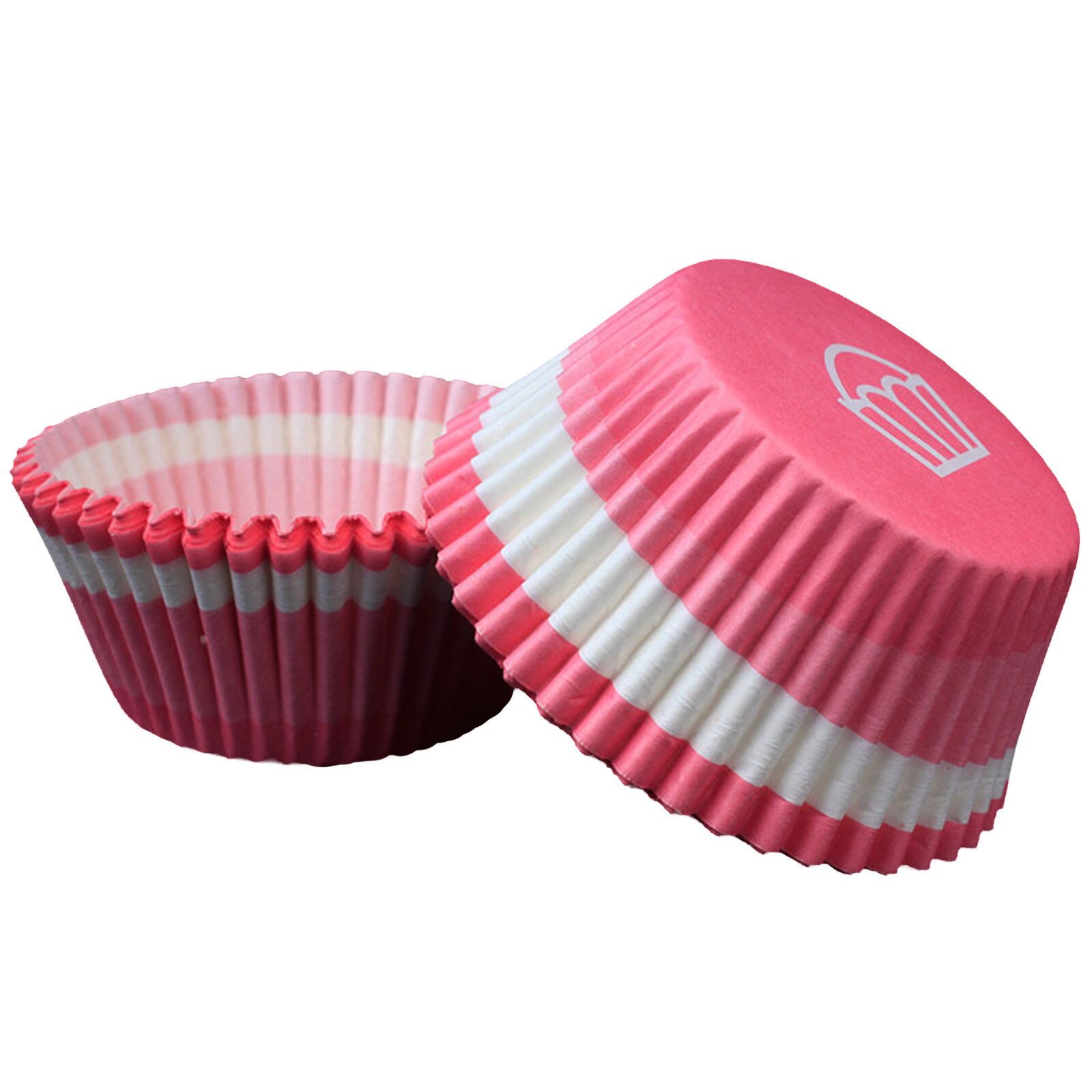 High-resistance Cupcake Cup Baking Utensils Thick High Temperature Resistant Rainbow Paper Cake Budding Pvc Paper Cup#50#50: H
