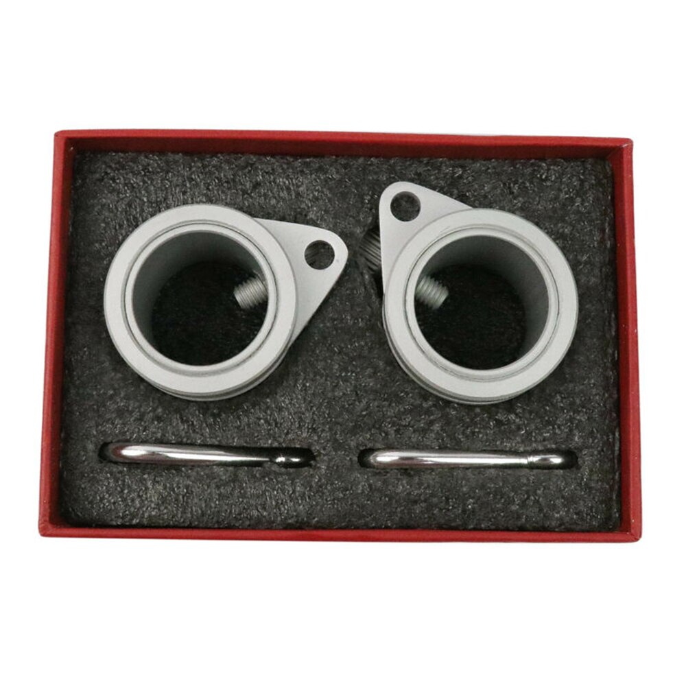 2 Pack Aluminum Flagpole Rotating Clips Rings 1" Dia Flag Pole Aluminum Flagpole Rotating Ring For Home