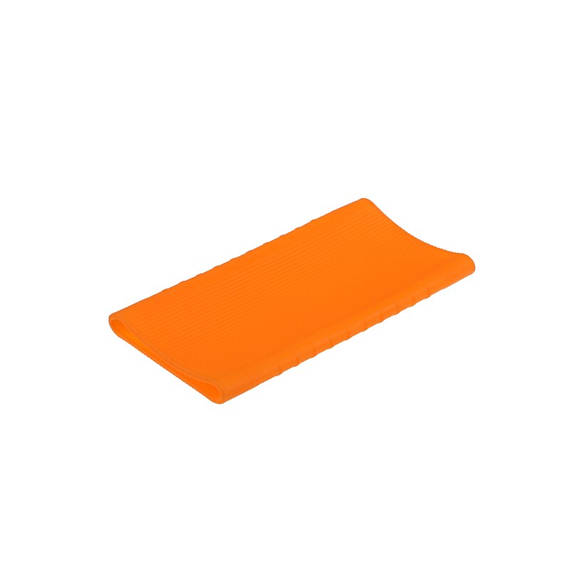Silikon Schutz fallen Abdeckung Für Xiaomi Energie Bank 2 10000 MAh Dual USB Hafen Haut Hülse Ärmel Für Energie Bank: Orange