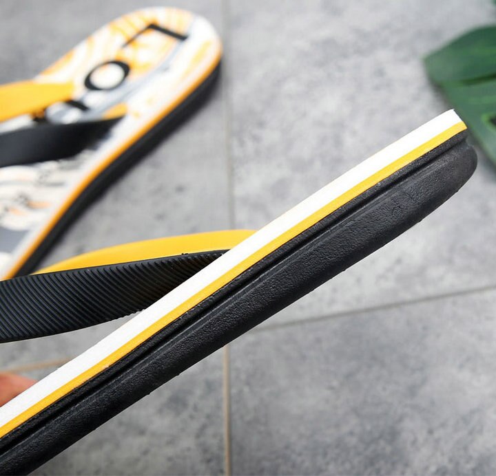 Komfortabel stil fottøy utendørs sommer strand casual flat flip flops menn
