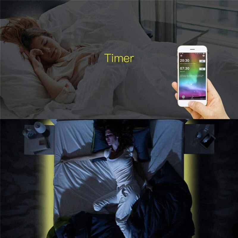 RGB LED Strip Phone Control Wireless WiFi Tape USB Cable Bluetooth 4.0 Mobile Phone APP Control DC 5-24V Flexible Strip Light