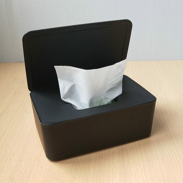Tissue Doos Natte Doekjes Dispenser Houder Droog Nat Tissue Paper Case Box Doekjes Servet Opbergdoos Houder Container Met Deksel stofdicht: 9