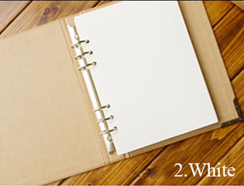 40 Pagina 'S Bruiloft/Baby/Diy/Losbladige Fotoalbum Scrapbook Leeg Fotoalbum Cover Kraft Album voor Foto 'S Voor Kids Case Binding: album-white paper