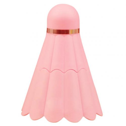 Badminton Shape Mini Portable USB Charging Outdoor Handheld Summer Cooling Fan: Pink