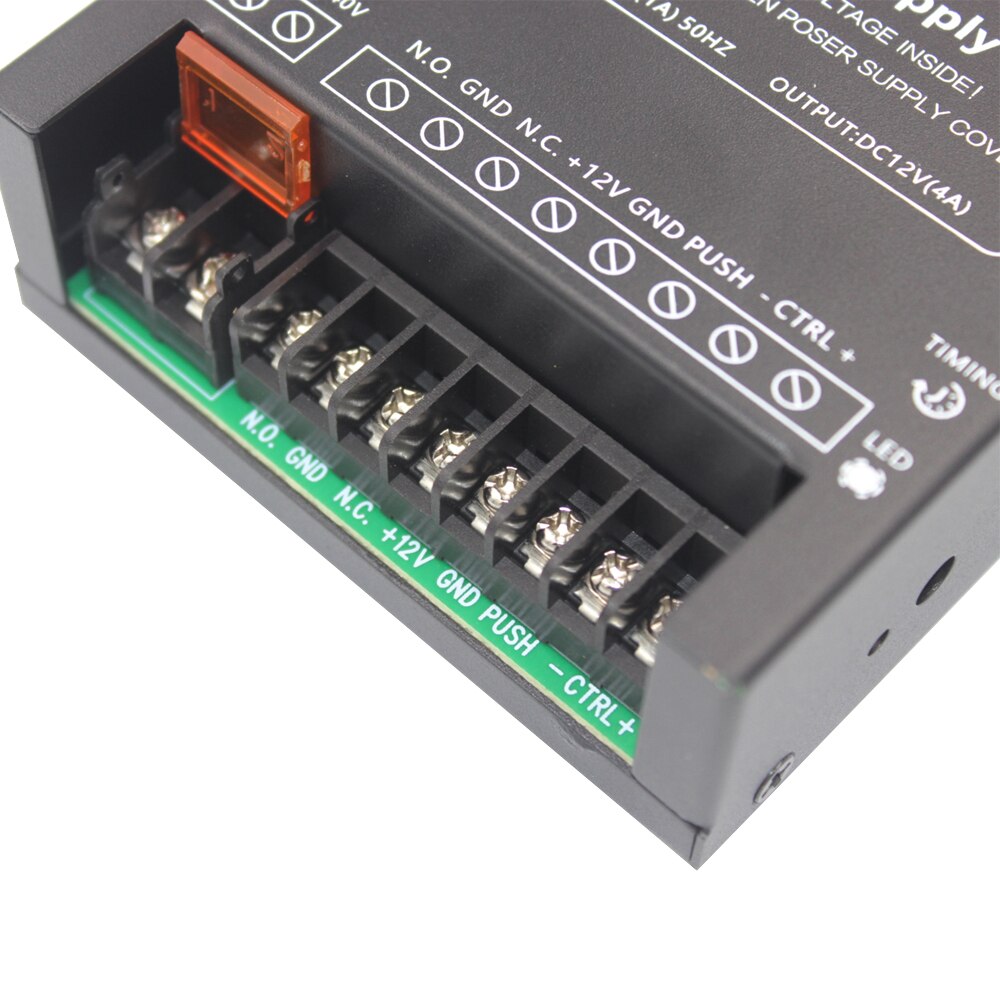 DC 12V Door Access Control system Switch Power Supply 4A / AC 110~240V RFID Fingerprint Access Control System