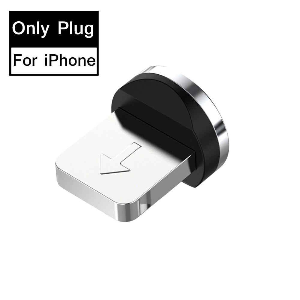 Cavo a molla magnetico 3A Micro USB tipo C cavo di ricarica rapida a 8 Pin per iPhone X Samsung S9 S10 cavo retrattile Huawei P30 lite: Only 8Pin Plug