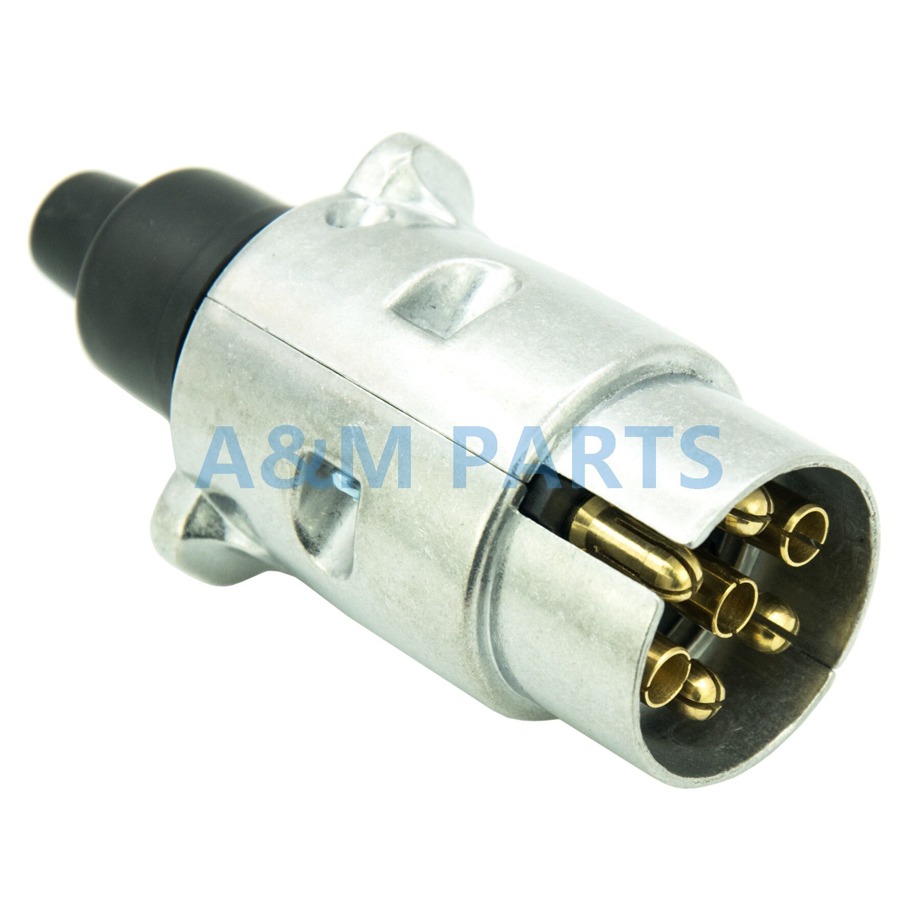 7 Pin Trailer Plug Car Boat Caravan Truck Trailer Tow Wiring 12V EU N-Type Metal