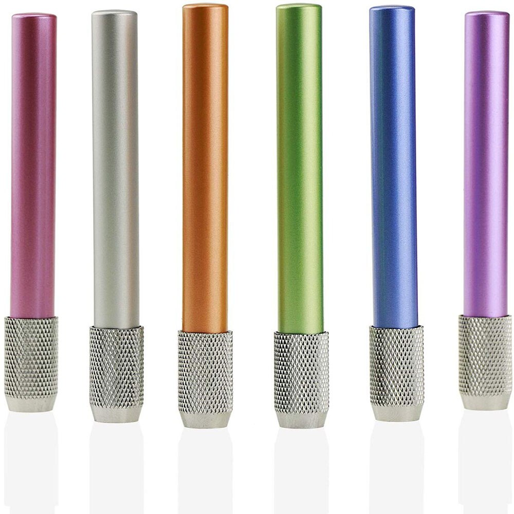 Adjustable Pencil Lengthener Handy Premium Aluminum Pencil Extender Holder For School Office Supplies Art Writing Tool(6 Colors)