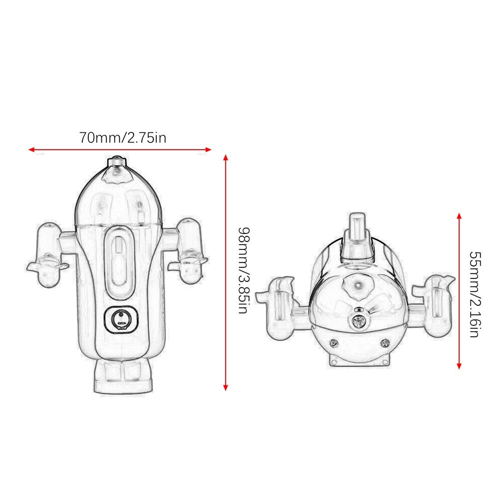 Mini Radio Racing RC Submarine Remote Control Boat Toy With LED Light Light RC Toy Colors Waterproof Model Toy