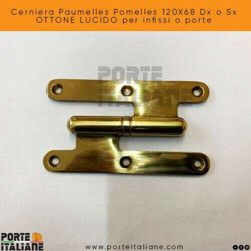 CERNIERA POMELLA IN Ottone 100X60 Per Porte In Legno Dx/Sx - Foto 5