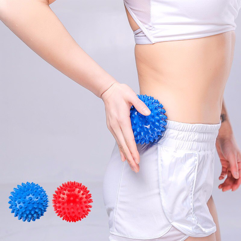 7cm Exercise Balls Durable PVC Spiky Massage Ball Trigger Point Sport Fitness Hand Foot Pain Relief Plantar Fasciitis Reliever