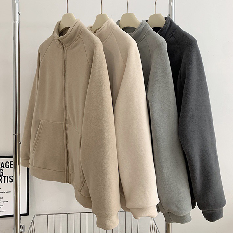 Polar Fleece Casual Jassen Jassen Tops Losse Warme Sweatshirt Basis Casaco Koreaanse Chaquetas Abrigos Mode Vrouwen Jaqueta