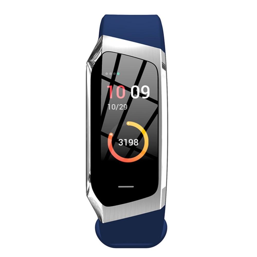 E18 smart armbånd blodtryk pulsmåler fitness aktivitet tracker smart ur vandtæt mænd kvinder sport armbånd