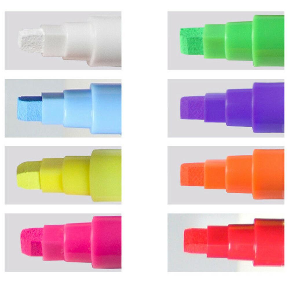 1Stck Neue Kreative Blitz-Farbe Löschbaren Textmarker Für Leuchtstofflampen Platte Stifte Flüssigkeit Kreide Marker Schreibwaren Liefert 2022 Neue