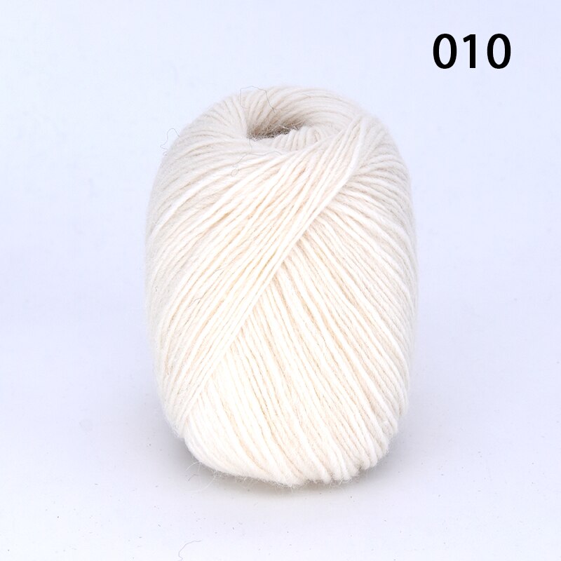 300g(50g*6 stk) lang regnbue uld farvning ren uld garn dame sjaler tråd fin uld hat frakke