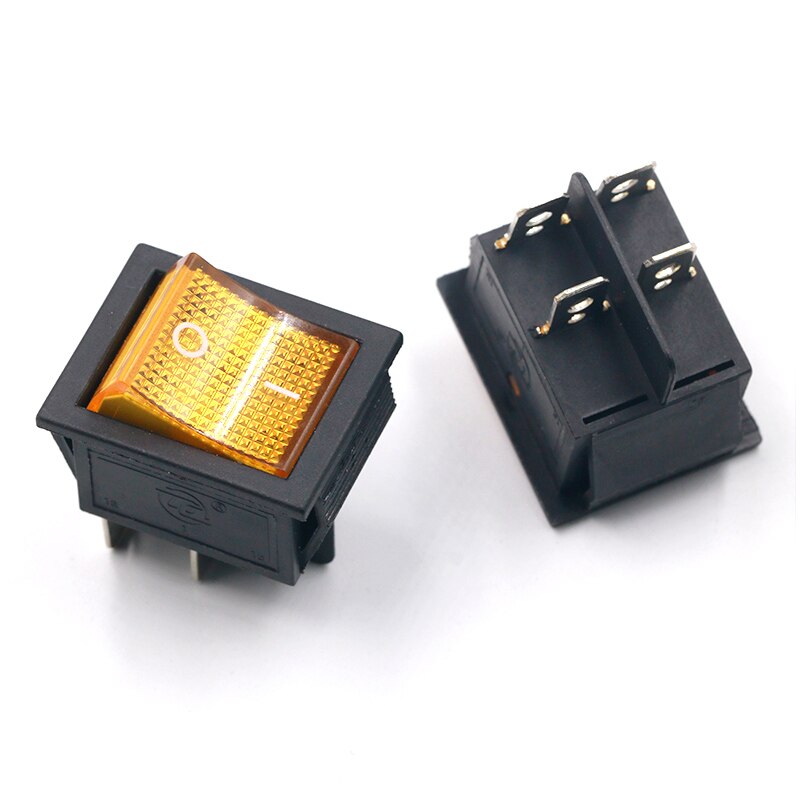 Lot De 10 Interrupteurs Bateau Basculeur 3 Positions - 3 Broches, 250V AC 6A - Mini Rectangle