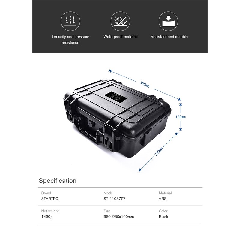 Voor Dji Mini 2 Case Waterdichte Opbergdoos Draagbare Veilig Draagtas Mavic Mini 2 Drone Afstandsbediening Accessoires