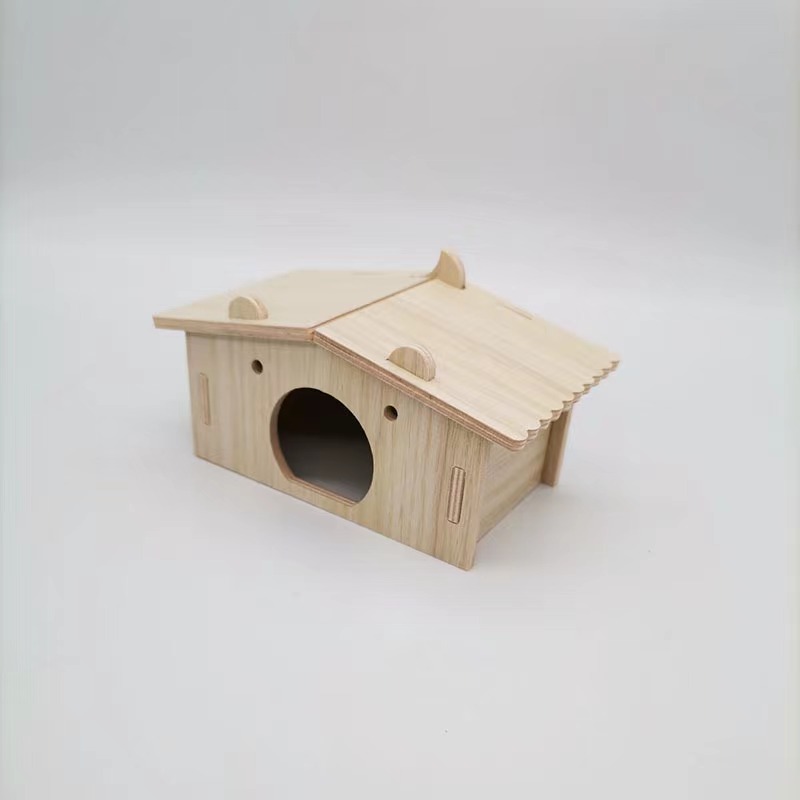 animale domestico criceti Casa Fai da te in legno gerbillo nascondiglio ponte Altalena e cincillà Altalena animale domestico sport Esercizio Giocattoli impostato Accessori per gabbie: Cioccolato