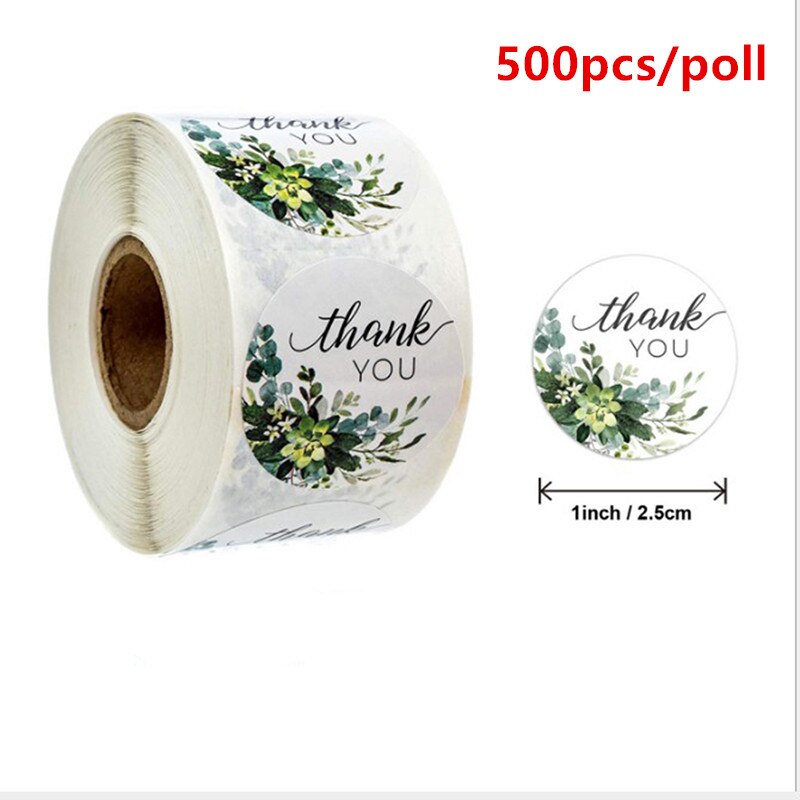 500pcs 1 inch Label Stickers Cute Circle Paper Thank You Seal labels For Your Order and Handmade Stationery Stickers: Q