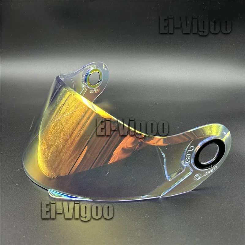 Visière pour LS2 Ff370 Visera Abatible Arriba Casco De Motocicleta, Lente Antiniebla Colorida, Adecuada Para LS2 FF394 FF386 FF325: Champagne