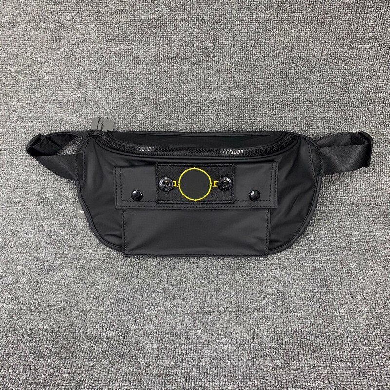 Italiaanse Kompas Badge Patched Mannen Unisex Chestbag Waistbag Zakken Hiphop Functionele Stijl Mannen Waistbag Schoudertassen: waistbag 10