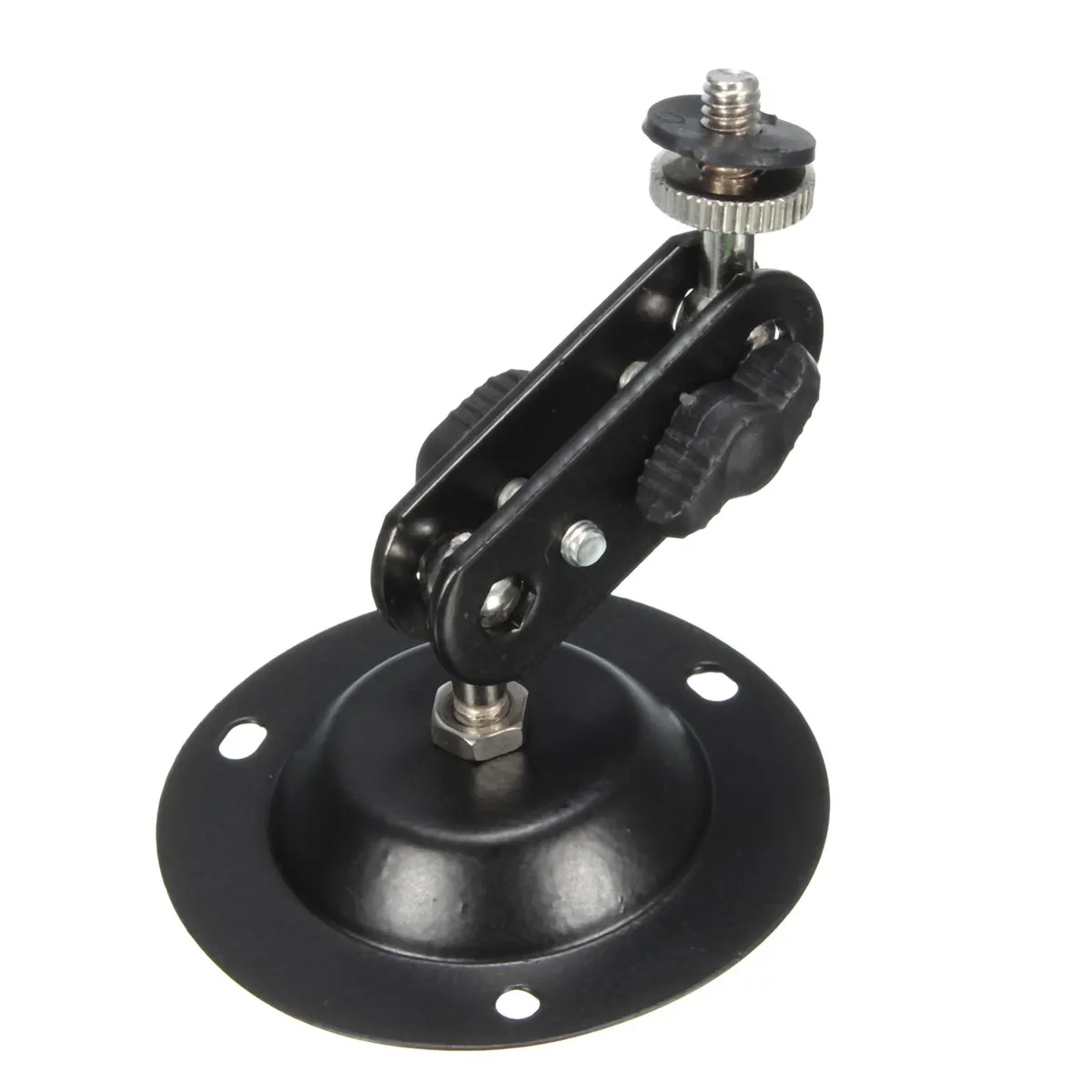 1 Stuks Muur Mount Beugel Installatie Monitor Houder Beveiliging Roterende Cctv Bewakingscamera Stand: Black