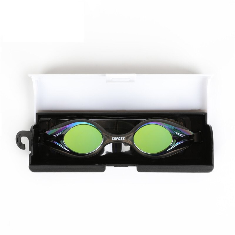 Copozz Professionele Zwembril Anti Fog Lek Uv-bescherming Swim Eyewear Verstelbare Volwassen Zwembril Mannen Vrouwen Eyewear