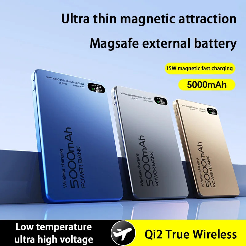 Xiaomi 10000mAh Slim Magnetic Wireless Power Bank PD20W Super Fast Charging Portable External Battery For Magsafe For iPhone