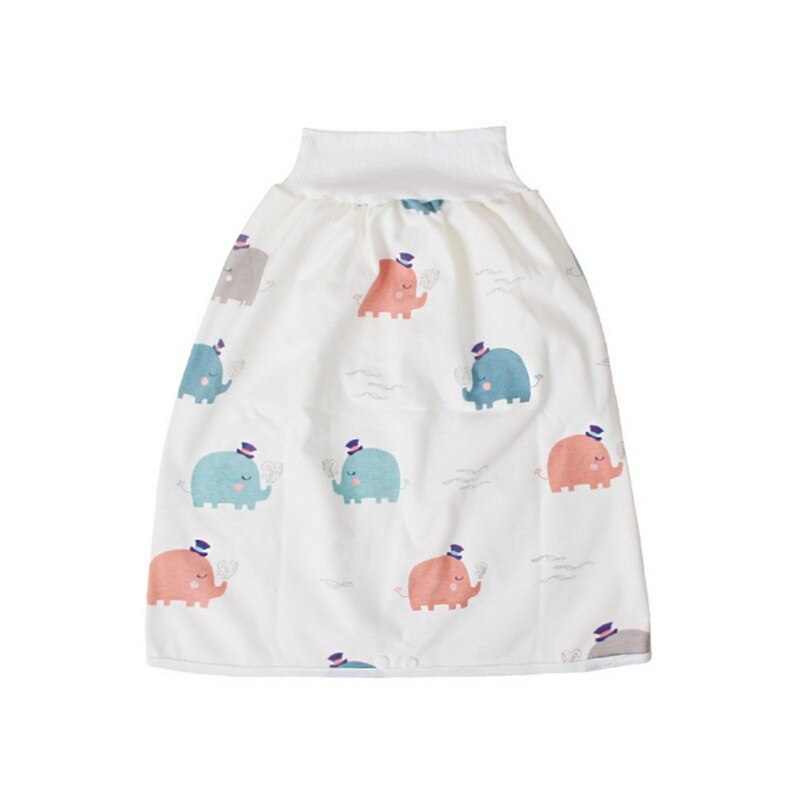 carino cartone animato pannello esterno del bambino pannolini riutilizzabili per bambini pannolini di stoffa lavabili per bambini del cotone del bambino mutandine pantaloni di formazione: 7 / L