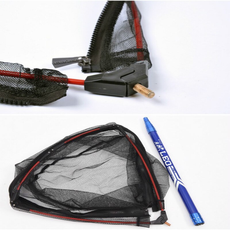 Mini Portable Carbon Fiber Extensible Fishing Net Dipnet Foldable Hand Nets Catch Release Scoop Net Cast Net Fishing Net Cover