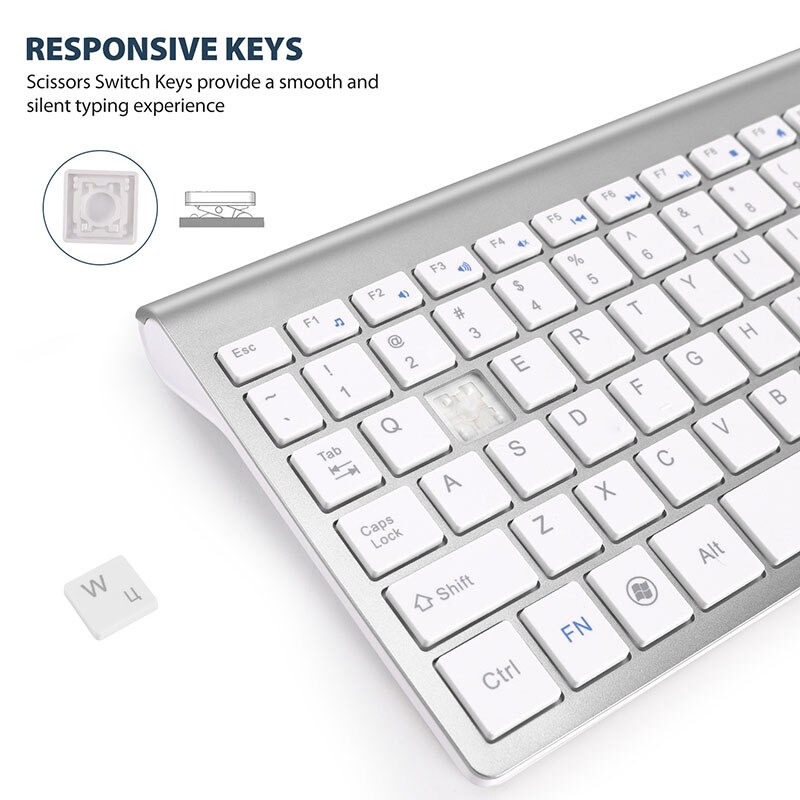 Bluetooth Keyboard And Mouse Set For Surface Go2/Pro X/pro7/6/5/4/go Tablet