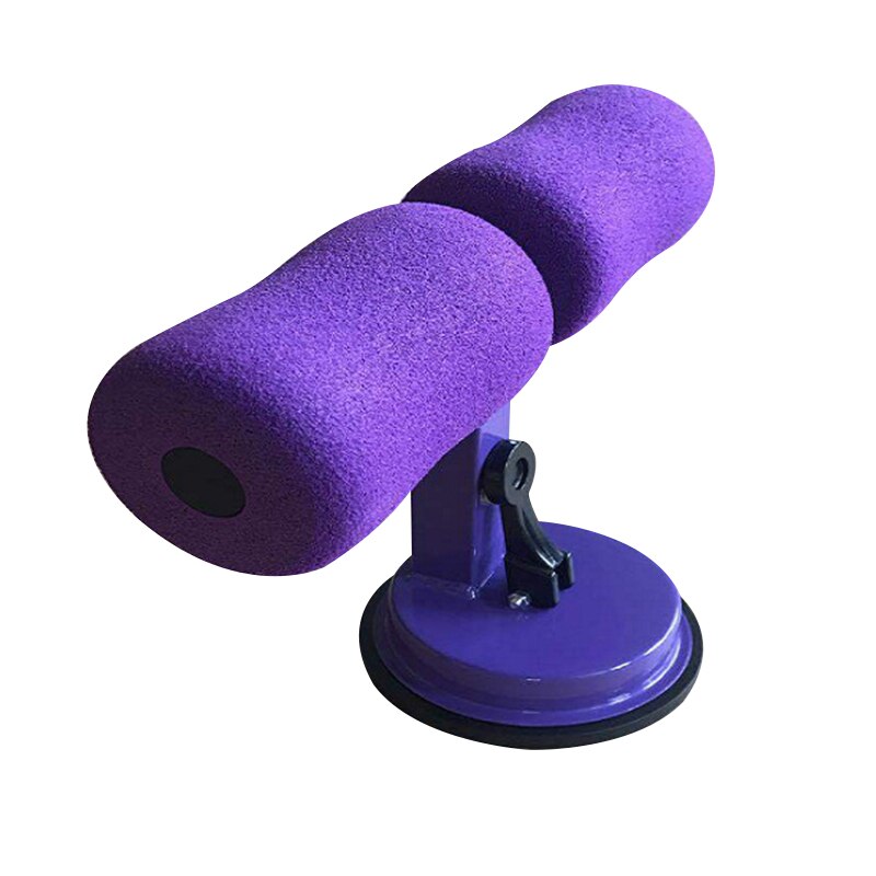 Adjustable Height Multifunctional Belly Rolling Home Gym Workout Equipment Sit Up Assistant Device Floor Suction Abdominal Aid: Dark Purple