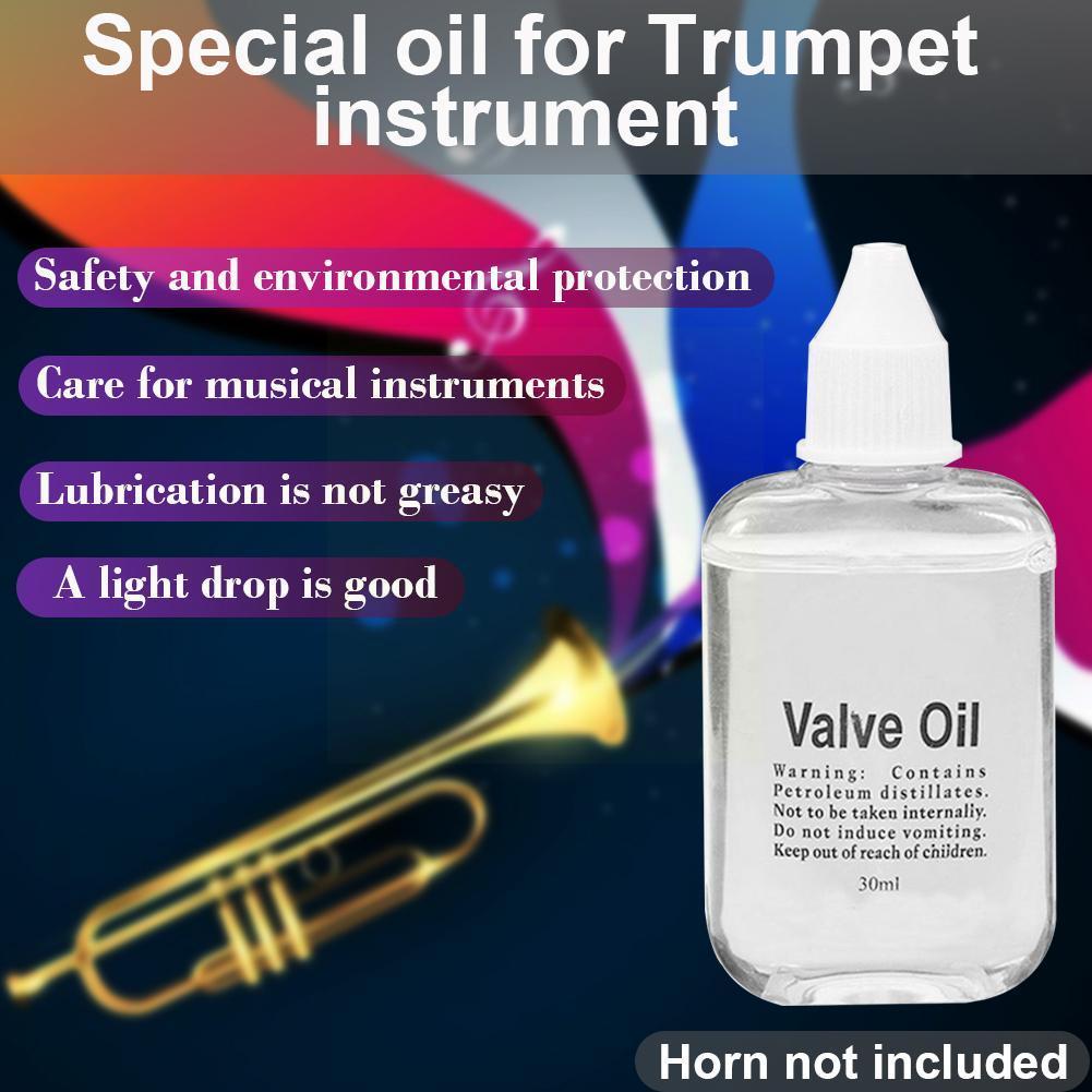 30ml Brass Instrument Keys Tubing Music Oil Lubricating Trumpet Oil Instruments Brass Sax Accessories Oil Piston Horn Y6u4