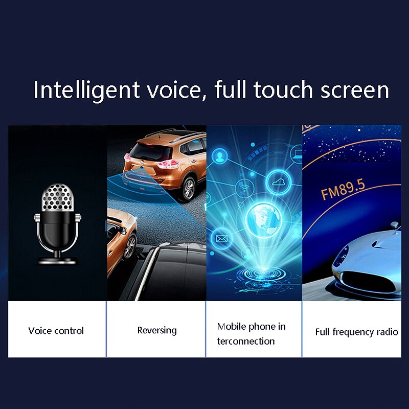 Hikity Autoradio 1 Din AVCE Écran de 4,1 Pouces Auto Radio Bluetooth