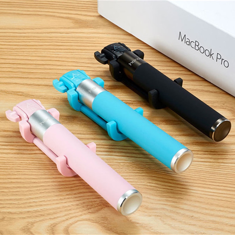 Original Huawei Honor Selfie Stick Monopod Wired Selfi Self Stick Extendable Handheld Shutter for iPhone Android Huawei