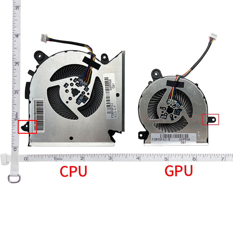 Ventilateur de refroidissement pour ordinateur portable, pour gelée GF65 GF63 GF76 GL76 GF66 MS-1583/1581/16R1/16Inter/16R3/16R5/16W1 WF65 N413 N433 N477 N459 N460