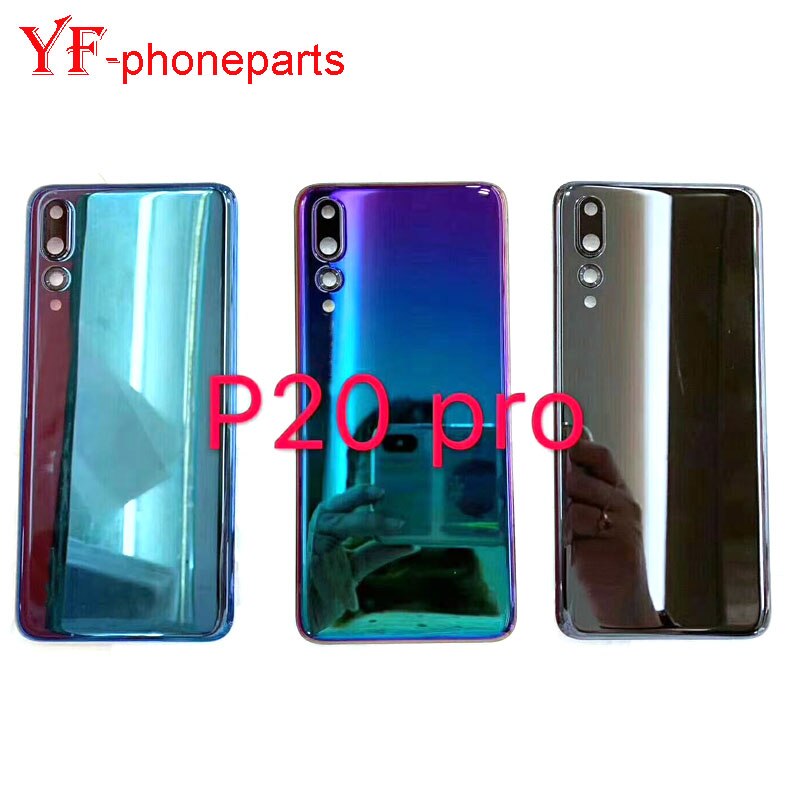 Voor Huawei P20 Pro Back Battery Cover Rear Panel Deur Behuizing Geval Reparatie Onderdelen