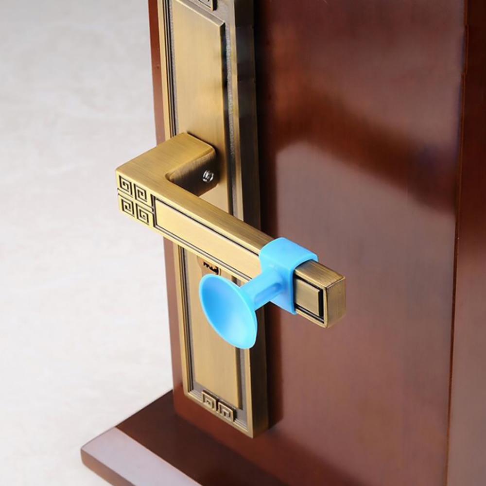 Protection des poignées de porte en caoutchouc muet | Multifonctionnel, protection des poignées de porte en verre