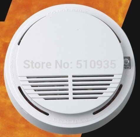 2pcs/Lot 12V Wired Alarm Security Smoke Fire Detector Wired Smoke Detector Alarm Sensors For Home House Office