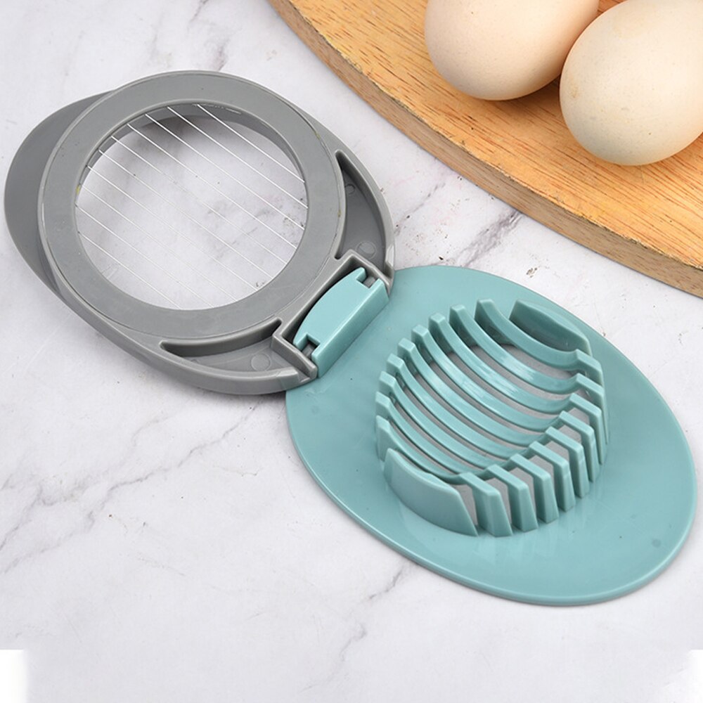 Multifunctionele Ei Cutter Rvs Egg Slicer Sectioner Cutter Mold Flower-Vorm Boterhamworst Cutter Keuken Gadgets