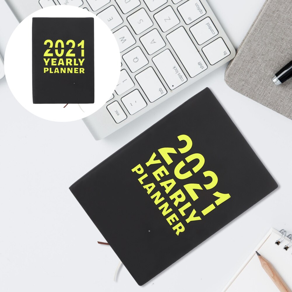 1pc Agenda Notepad Planning Notepad Schedule Handbook Writing Notebook