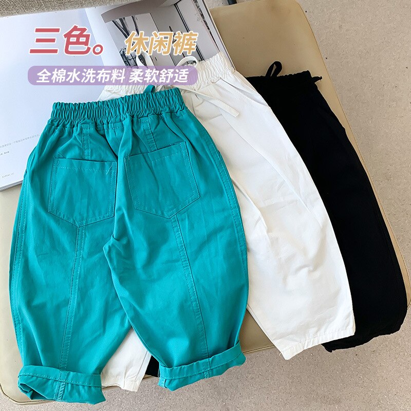 Baby Harem Pants Girls Pants Springs Kids Clothing Baby Casual Pants Cotton Trousers1-6Y Toddler Cargo Pants Infant Harem Pants