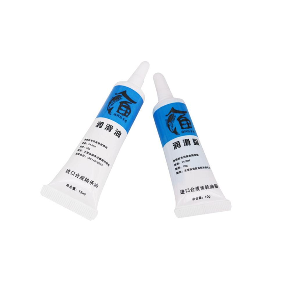 2 pièces spécial moulinet de pêche graisse huile de pêche lubrification graisse métal pignon roulement graisse lubrification accessoires de pêche: Blue Oil Grease