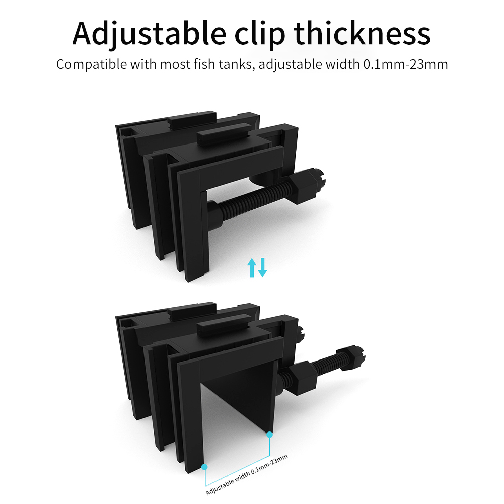 Freshwater Fish Aquarium Tank Lily Pipe Fixture Universal Inflow Outflow ABS Fixing Aquatic Plants Easy Install DIY Tube Holder