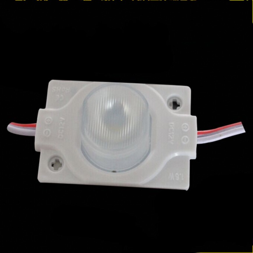 1.5w 2835 sideemitterende  dc12v led-skilte led-baggrundsbelysninger cob-modul høj lysstyrke med linse  ip65 hvid til kanalbogstaver hvid