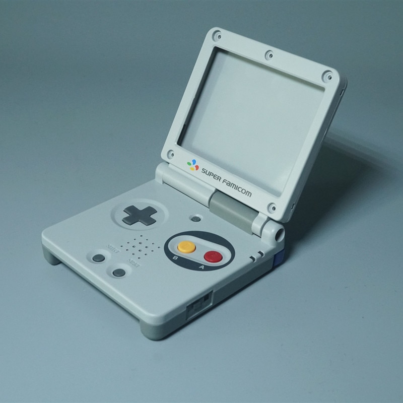 Reemplazo de PRE-CUTTING vivienda para GAMEBOY ADVANCE SP IPS LCD para GBASP IPS SHELL