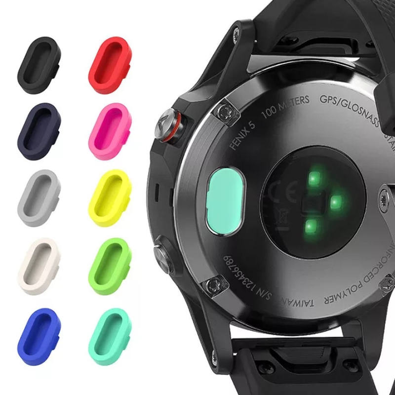 Für Garmin Fenix 7 7s 7x6 6s 6x5 5s Vorläufer 245 935 945 vivoactive 3 4 Smartwatch Staub Stecker Kappe Silikon Staubdicht Abdeckung